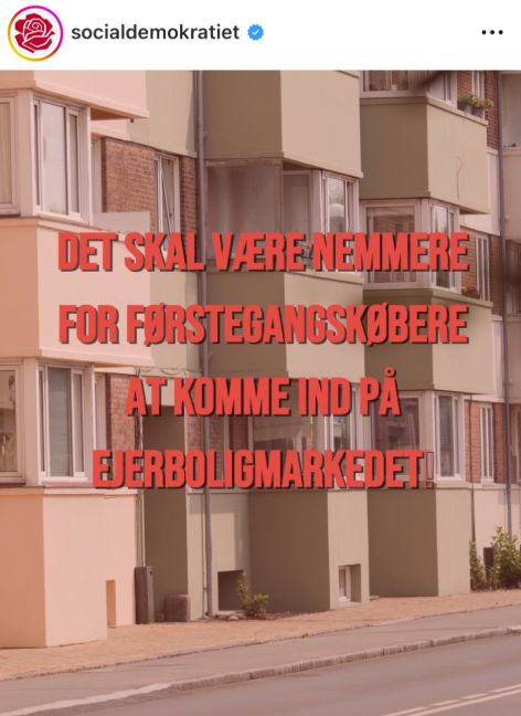 Det er nemmere for førstegangskøbere at komme ind på boligmarkedet, hvis der bliver bygget nogen boliger, de kan flytte ind i.

Just sayin'