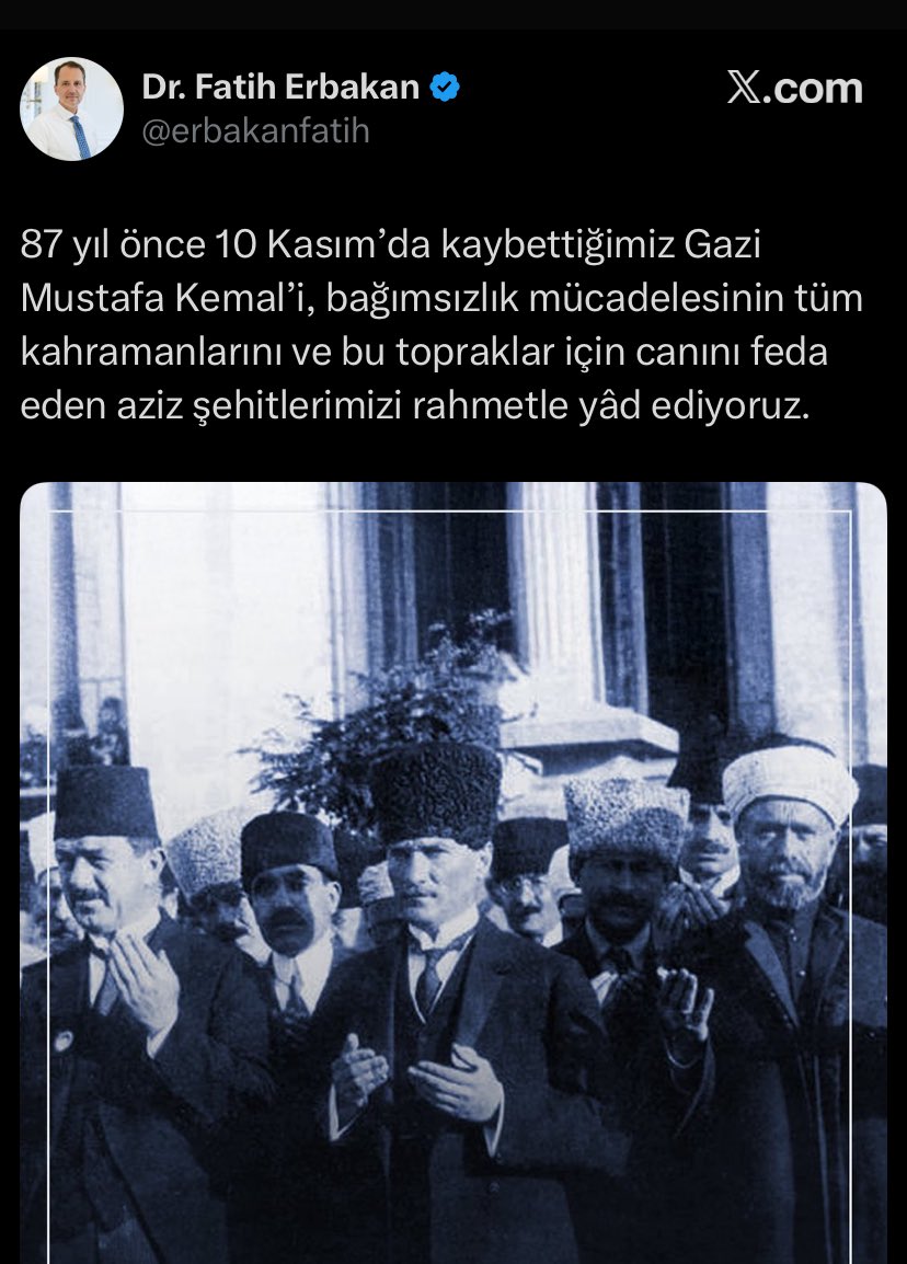 AhmetTUlucak's tweet photo. Bunların arkasından sözde müslümanlara fayda sağlayacak diye giden yığınla insan var. Babasının izinde. Necmettin Erbakan da en iyi laik biziz;Atatürk olsaydı bize destek verirdi,ikimizde ağır sanayi hamlesi yaptık,bize oy vermeyen patates dinindendir diyordu. Liderleriniz,seyhleriniz,sizleri ateşe götürüyor ne zaman uyanacaksınız.