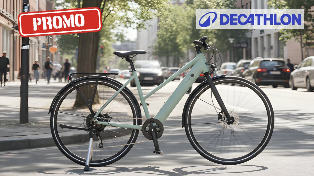 Meilleur_Velo's tweet photo. 🚴‍♂️ 250€ de moins sur le Elops LD 500 chez Decathlon !

Le vélo électrique urbain le plus polyvalent passe à 1 249,99€ 💥
Batterie 504 Wh, moteur 250 watts, confort total.

🔥 Offre du 5 nov au 29 déc 2025

#Decathlon #VeloElectrique #ElopsLD500 #Promo

🔗 Lien en commentaire https://t.co/HT8WGJsJkX
