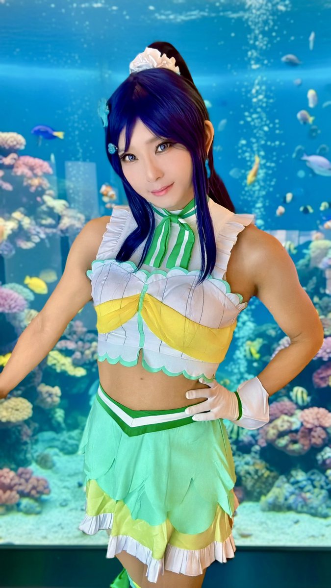 やっと恋アク果南ちゃん🐬
イルカさんとハグしよ💓

恋になりたいAQUARIUM/松浦果南
#cosplay
