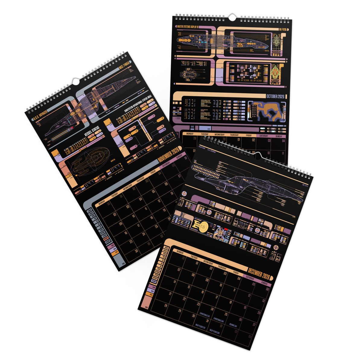 It’s finally arrived from spacedock. The 2026 LCARS Workshop calendar is ready to beam into your quarters. Twelve of my favourite LCARS designs onboard, six straight from the TNG era.

Grab yours now: lcarsworkshop.com

#StarTrek #LCARS #startrek #SciFi #Trekkies