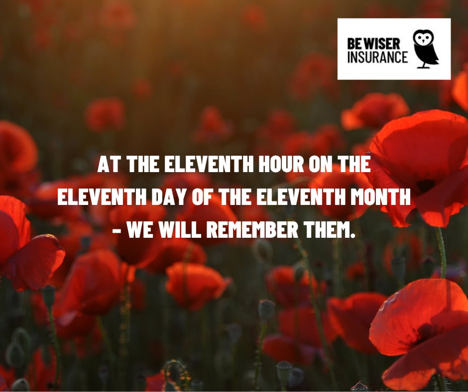 We will be observing the national 2 minutes silence today at 11am, if you’re on the line at that time we’ll make you aware of this, the line will go silent but please hold whilst we pay our respects. #WeWillRememberThem