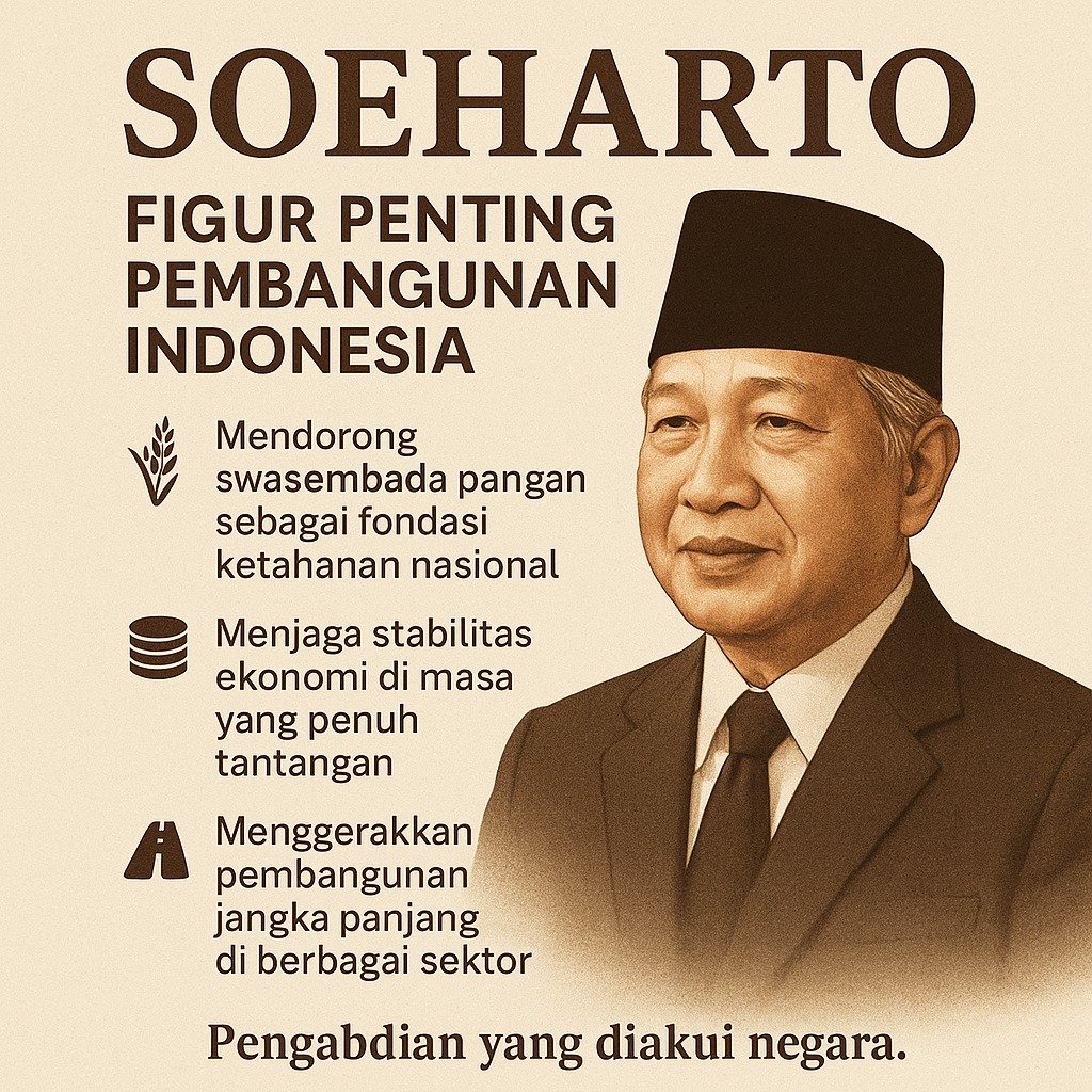 deczide's tweet image. sebagai figur penting pembangunan indonesia dengan berbagai pengabdiannya yang diakui negara menjadi WarisanPembangunanIndonesia