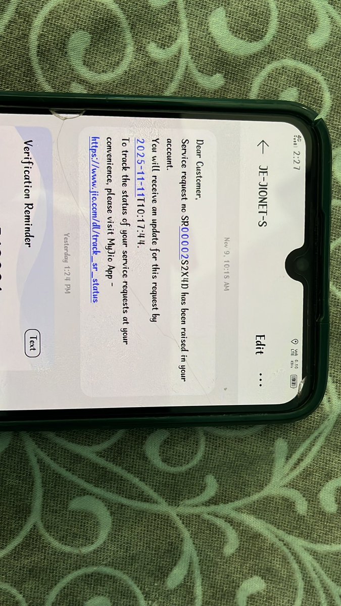 HotaManindra's tweet photo. Recently i tried to portable my sim to jio through my jio app by using self kyc method, reference no is NO000157KN95, its been more then 4 days i didn’t get my sim delivered. I even raised a service request (SR00002S2X4D)about this, still no update. @JioCare @reliancejio https://t.co/xexfgNGwQV