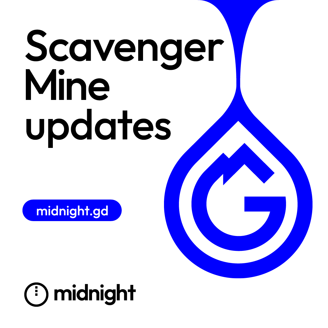 Didn’t expected this Scavenger Mine by just got way bigger!

<a href="/MidnightNtwrk/">Midnight</a> just boosted the total rewards from 626M → 1B $NIGHT that’s nearly 50% more tokens for everyone mining so far. 
Each 24h cycle now drops ~47.6M $NIGHT instead of 30M.
And here’s the twist the final day