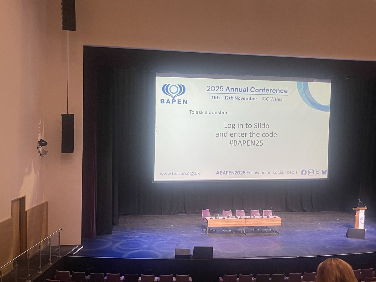 Waiting for the start of #BAPEN 25 conference 👍