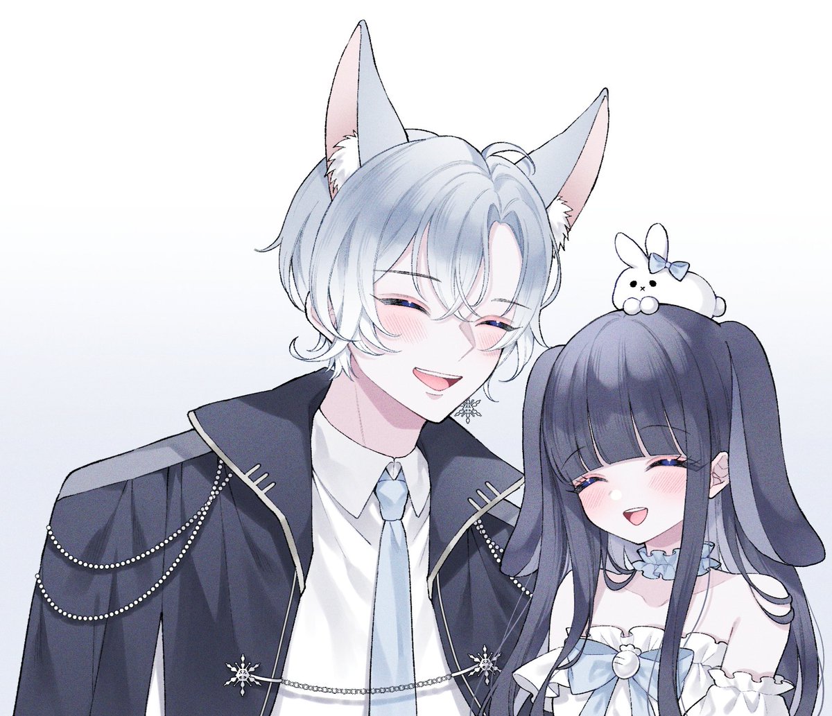 ᕱ⑅ᕱ⋆˙⟡ ฅ^•ﻌ•^ฅ 
今天想特別好好的謝謝一個人
靈狐~~~ 
兔兔真的要跟你說謝謝
這次是兔兔第一次錄 cover，
你明明知道時間超趕、我記得那時候只剩兩個禮拜，
但還是願意陪兔兔一起完成
兔兔真的超感動的..

知道你平常自己也忙得要命，
可是每次兔兔一開口，有空的話你就會在。
陪兔兔說說
