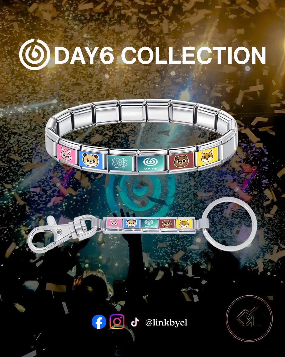 haru_cuy's tweet photo. 🍀PH Mydays! Get ready for the DAY6 10th Anniversary concert!
🍀Introducing our new Denimalz themed Italian Charm Bracelet / Keychain.

Pre-order now! Message our IG / FB page

decade of music, a decade of memories, linked by CL.✨✨🍀

#day6 #day6manila #The_DECADE_MANILA https://t.co/qoTKop7dxh