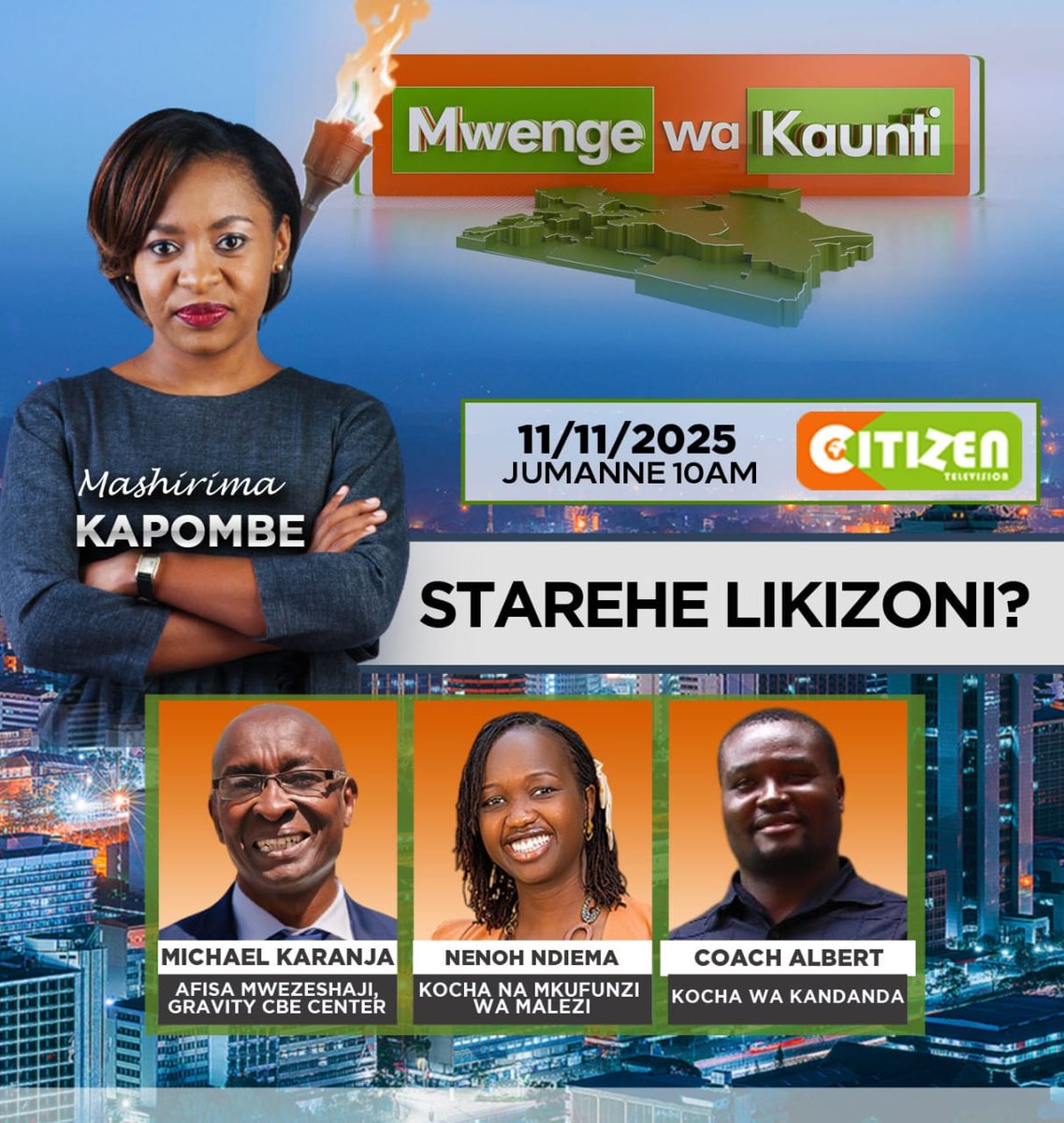 GravityhubKE's tweet photo. Asante kwa fursa hii @citizentvkenya @MKapombe #CBE #GravityCBEcentre https://t.co/EASjDsULLe