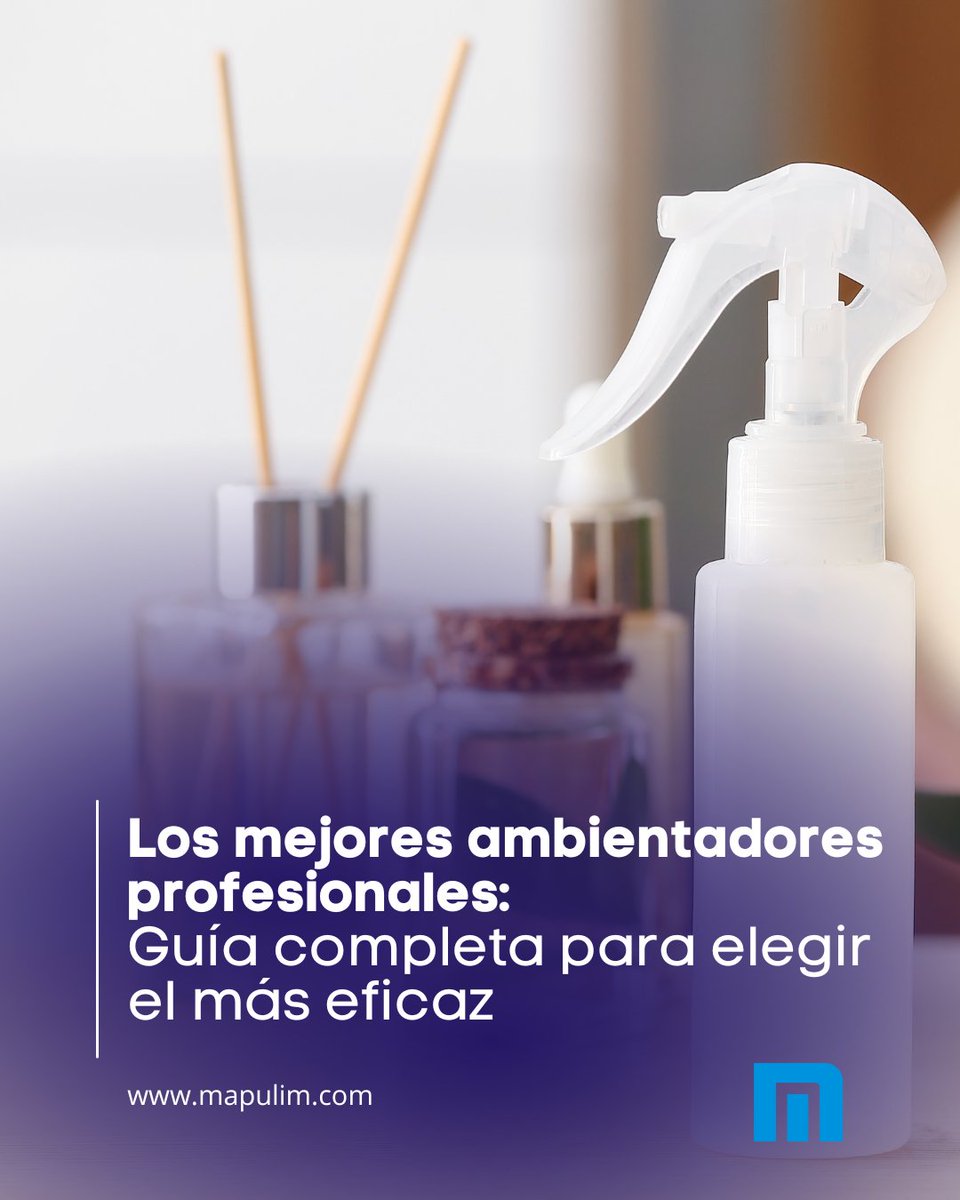 Mapulim's tweet photo. 🌿 ¿Buscas un ambientador que realmente funcione?

En el blog te contamos cuáles son los ambientadores más eficaces y cómo elegir el más adecuado.
Tipos, usos, aromas y recomendaciones prácticas para que aciertes al 100%.
👇
https://t.co/91NtwS5eDx

#LimpiezaProfesional https://t.co/rZgVzywOwv