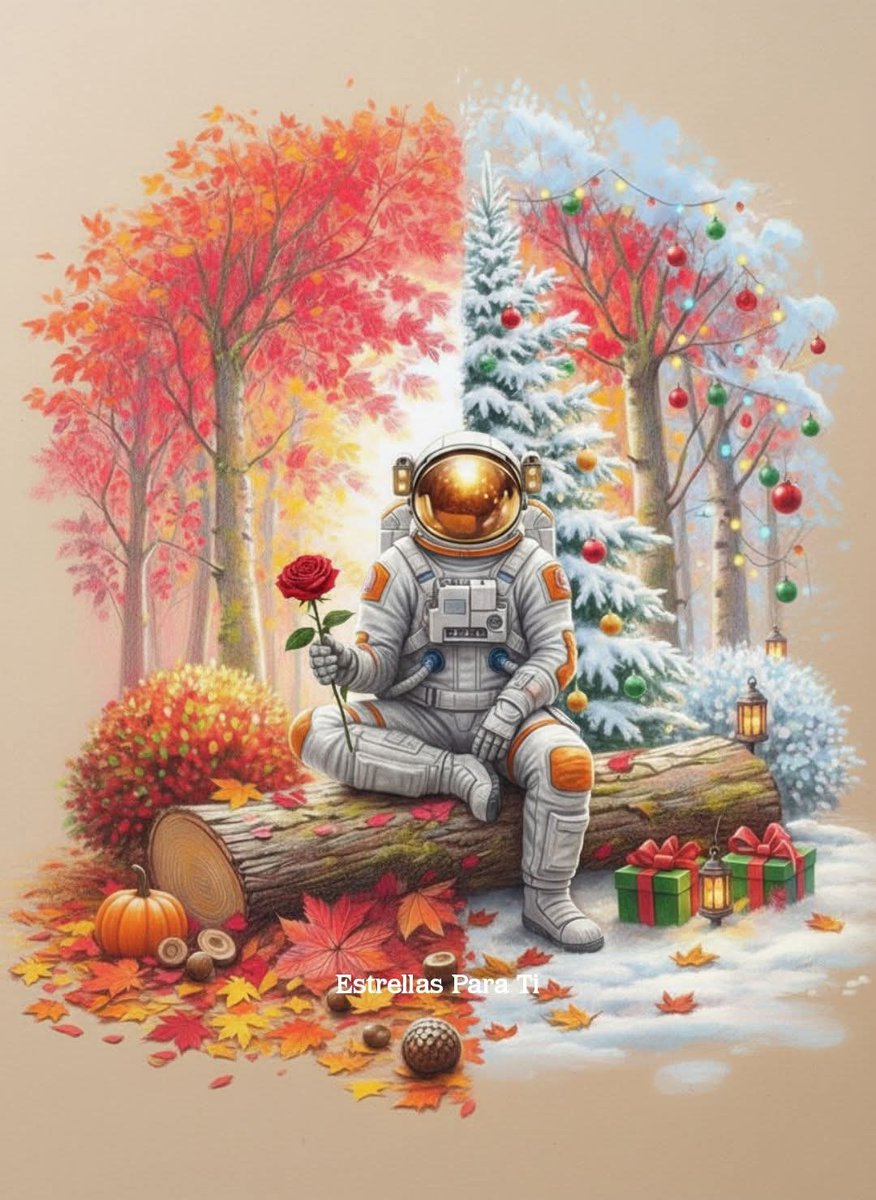 Buenos días ☕

"Con un pie en navidad, 
el otro en otoño, 
el cuerpo en órbita y 
la mente en usted mi amor." 🎄🍁

#EstrellasParaTí ✨👨🏻‍🚀🌠🌹💫