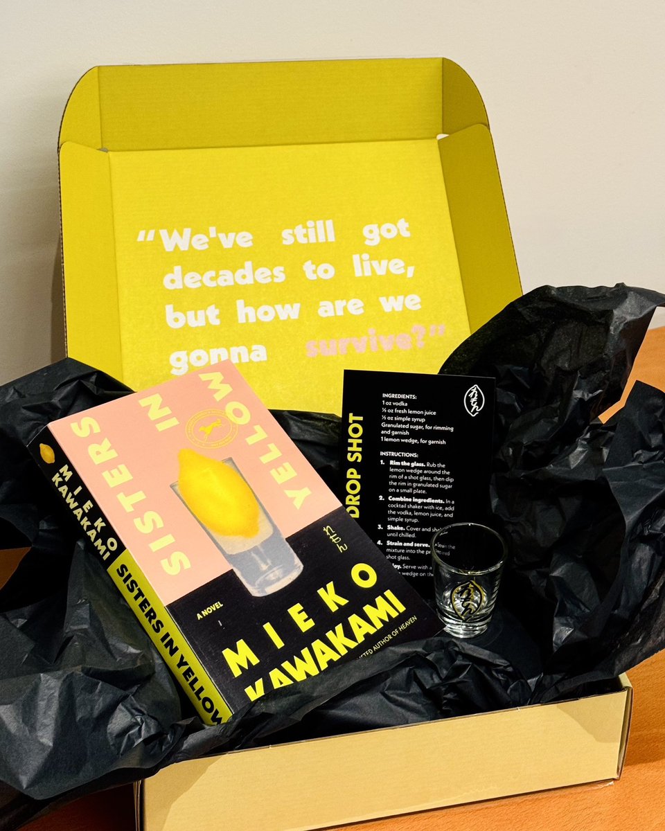 What a wonderful Lemon BOX 🍋🍋🍋 SISTERS IN YELLOW will be