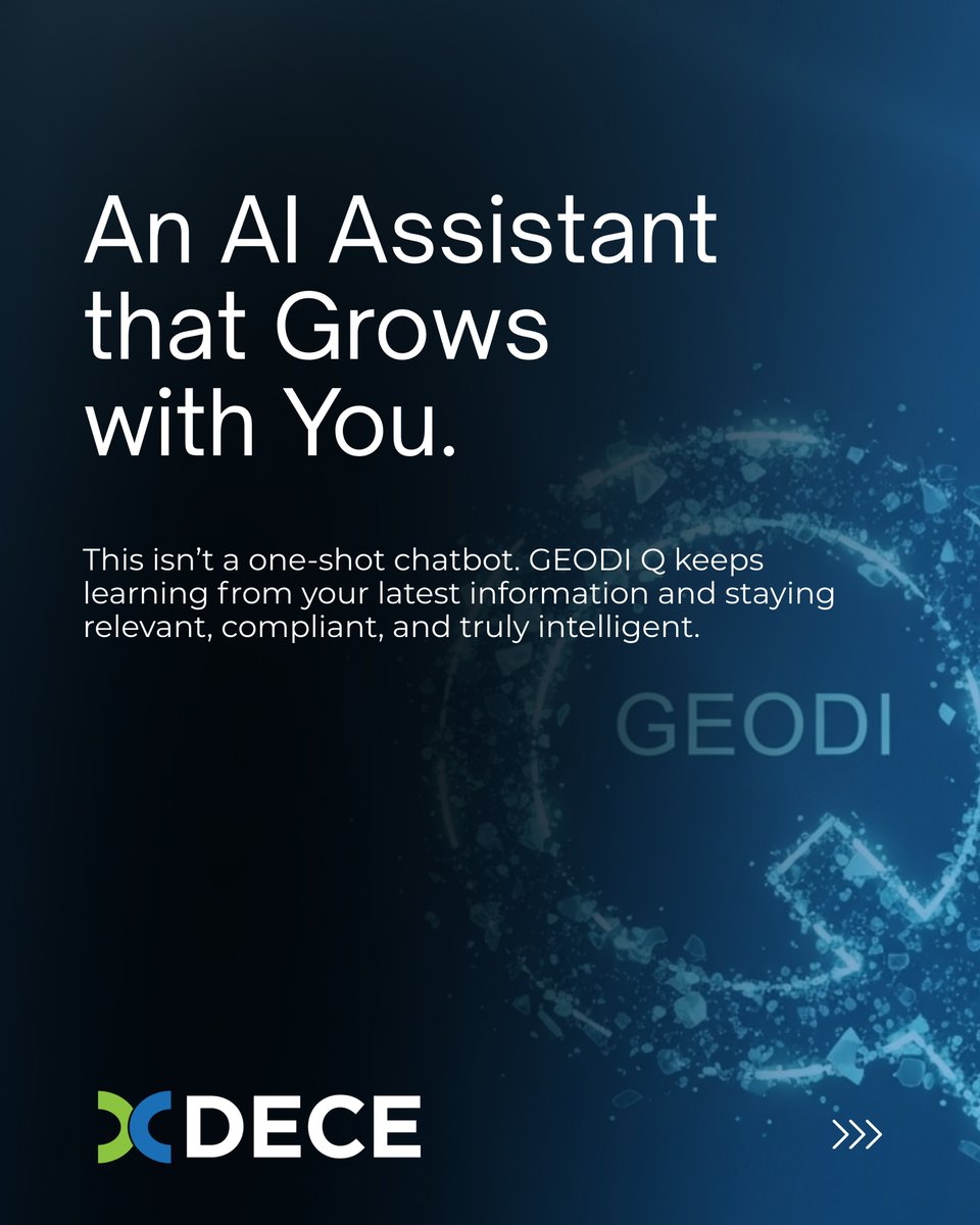 SoftwareDECE's tweet image. GEODI Q and Chat — Your AI Assistant, Ready in Hours 💬⚡

Why wait months to build an enterprise AI when you can start in hours?

👉 Request a PoC at support.decesoftware.com/geodi-dspm

#GEODIQ #SupportQ #AIChat #DataDiscovery #ResponsibleAI #DSPM #GEODI