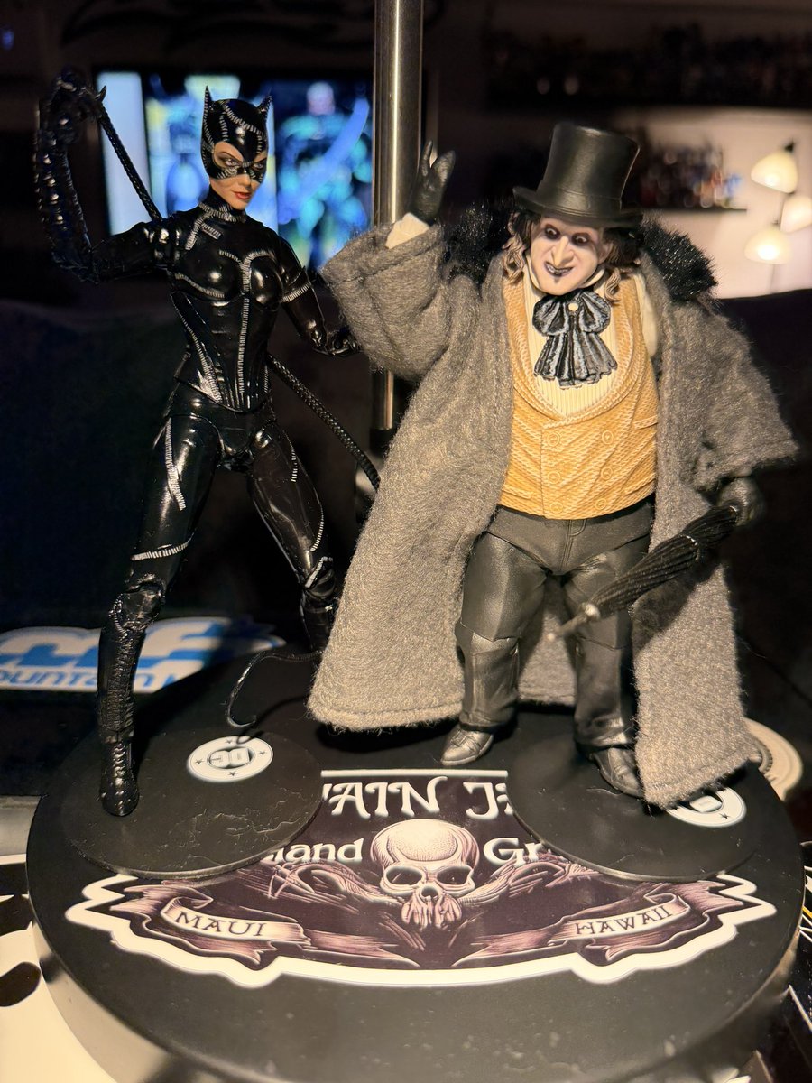 TFReview16's tweet photo. Ok these are so so amazing! @mcfarlanetoys #batmanreturns #ThePenguin #catwoman https://t.co/RQ8MnpIlAe