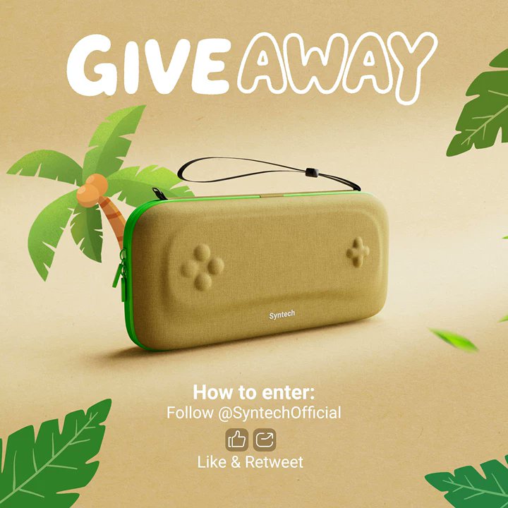 #Giveaway 
／
Get a chance to win a Switch 2 case before Animal    Crossing 3.0 drops!
＼

🎁: A Syntech Switch 2 Carrying Case

How to enter :
🌴Follow <a href="/SyntechOfficial/">Syntech</a> 
❤️ Like &amp; Retweet 

Winner drawn on November 18th!

Keep your Switch 2 safe before the