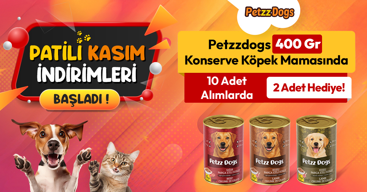 🐾Kasım’da Mamalar Bizden! 🍖
 Petzzdogs 400 Gr konservelerde 10 al, 2 bedava!

petzzshop.com/petzzdogs?Kate…

#kedi #köpek #evcilhayvan #patilidostum