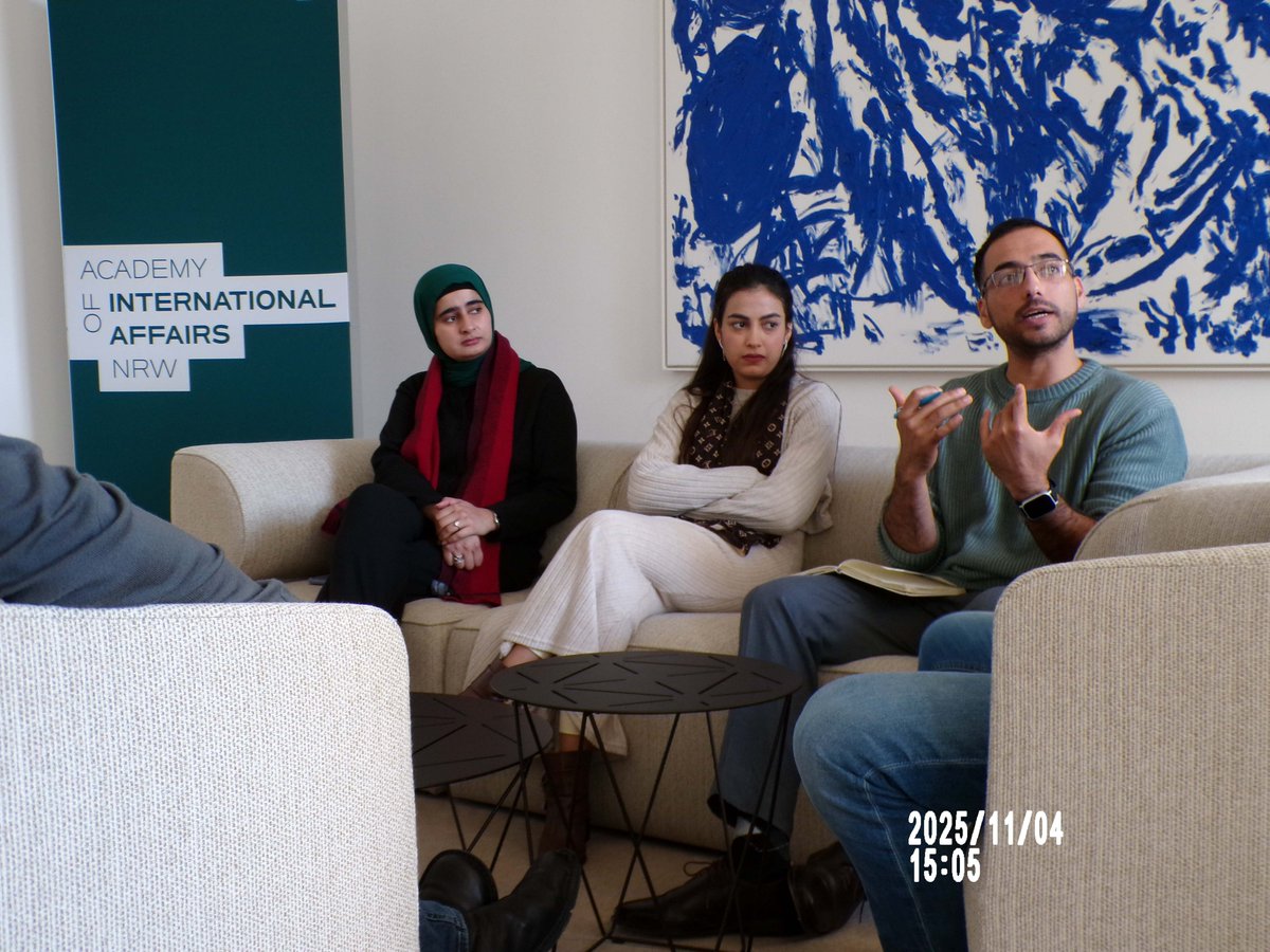 🤝 Youth, Culture &amp; Collaboration: Shaping the Future of Germany–Pakistan Relations

At the Academy of International Affairs NRW, AIA Fellow <a href="/SummarRao/">Summar Iqbal Babar</a> Barbar convened a workshop on the power of subnational diplomacy—highlighting how youth, academia &amp; cultural exchange can renew