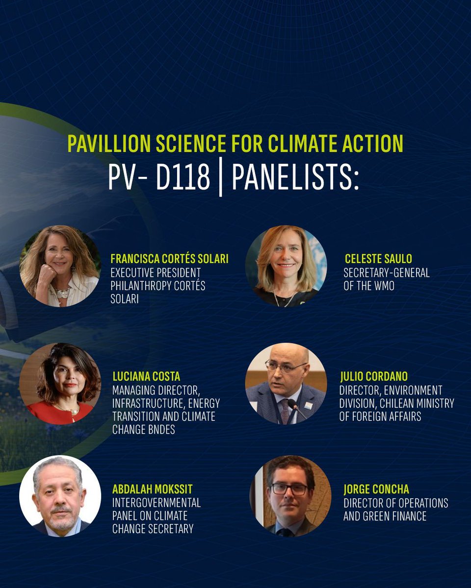 How can diplomacy, science, and collaboration rebuild confidence and accelerate collective action for climate resilience?

Join us for a panel discussion:

🗓 Tuesday, November 11
🕘 09:00 – 10:30 (UTC-3)
📍 Science for Climate Action Pavilion
💻 scienceforclimateaction.org