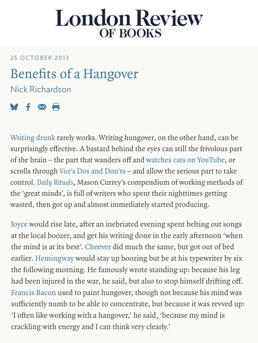 Bakis? Skriv!

Mason Currey avslöjar kända författares vanor och skrivprocesser i den nya boken ”Daily Rituals”.