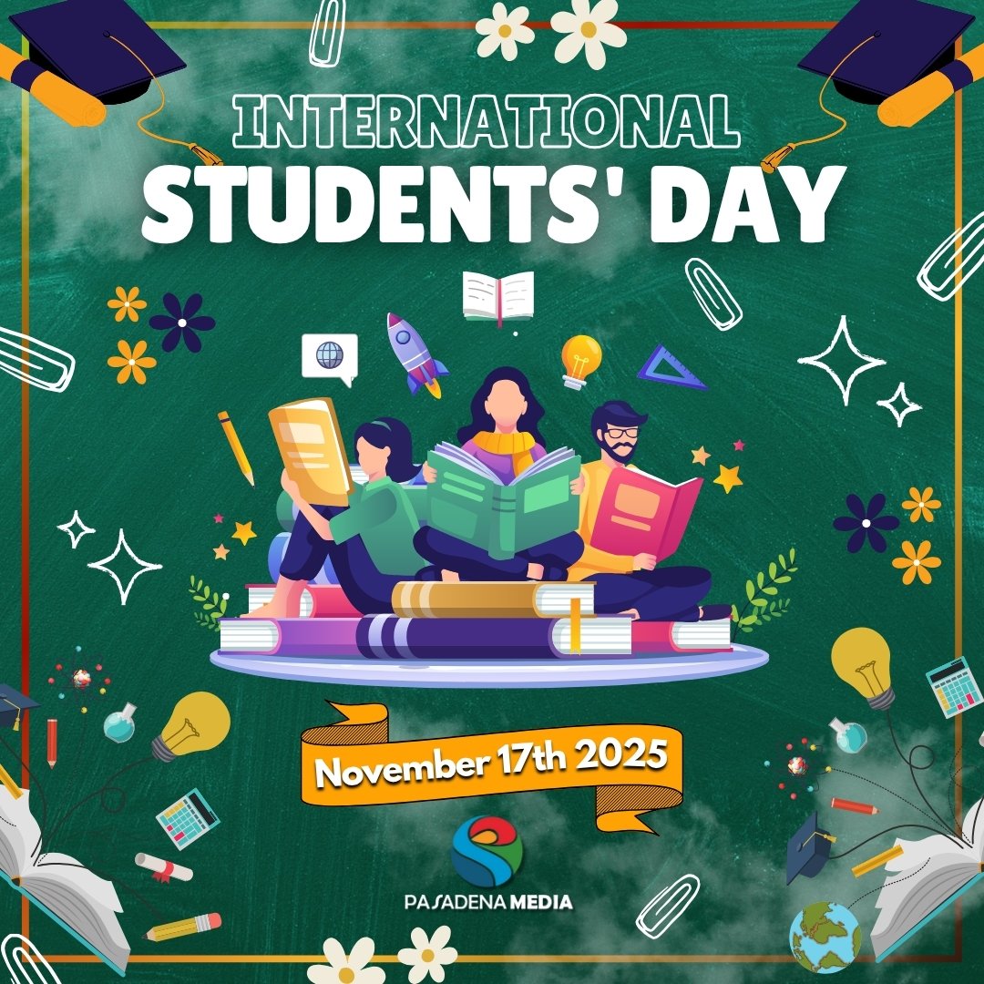 PasadenaMedia's tweet image. 🎓🌏 #InternationalStudentsDay celebrates #learners from around the world who bring #curiosity, #creativity, and #diversity to every classroom. 🌟🏫 Their resilience, passion, and drive shape the future, inspire communities, and spark positive change across the globe. 💡