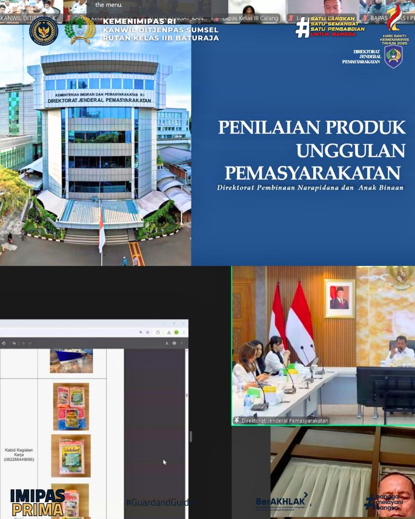 rutanbaturaja's tweet photo. Rutan Baturaja Mengikuti Program Pemberdayaan Warga Binaan dalam Kegiatan UMKM oleh Direktur Jenderal Pemasyarakatan secara Virtual.

#Kemenimipas
#Ditjenpas
#KanwilDitjenPasSumsel
#Pemasyarakatan
#HumasRubaraja
#PemasyarakatanPastiBermanfaatUntukMasyarakat
#SetahunBerdampak https://t.co/VRF1lm2bZx