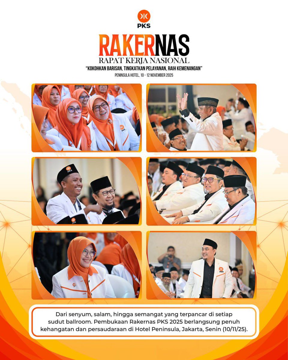 abudhoifan's tweet photo. Melayani adalah panggilan, bukan strategi.
Karena PKS berdiri di tengah rakyat dan untuk rakyat.
#RakernasPKS2025 https://t.co/WJS3pnZaos