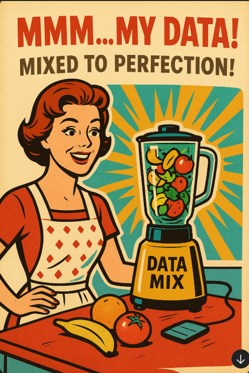 papa_lesa's tweet photo. Mmm… my data’s mixed, perfection achieved 😋
Blender’s on, bugs finely chopped, insights tasting fresher than ever!
#DataMix #VanaWeeklyMeme @Vana https://t.co/AlisBJeTf9
