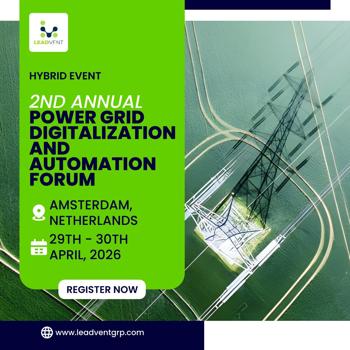 leadvent's tweet image. Join us for the 2nd Annual Power Grid Digitalization and Automation Forum

This premier global event is dedicated to transforming power grids through cutting-edge digitalization and automation.
-bit.ly/3EcWPlS

#PowerGrid #GridAutomation #SmartGrid #DigitalEnergy #Energy