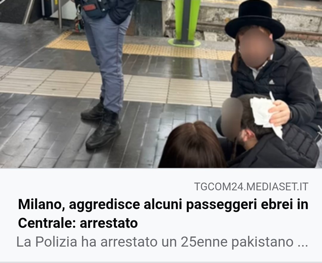 Ciao <a href="/MediasetTgcom24/">Tgcom24</a>,
e lo stesso vale per molte altre persone che utilizzano il materiale che pubblico.

Le facce in questa foto le ho sfocate io, nel mio post originale.
Forse è ora che inizi ad aggiungere il mio logo alle immagini che condivido - così, almeno, quando usate il