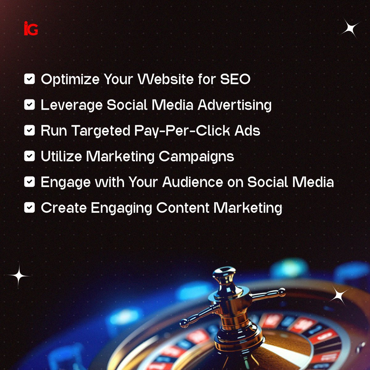 iGMToday's tweet photo. Your 2025 iGaming Marketing Game Plan 🎯
SEO that ranks.
Ads that convert.
Content that connects.

No guesswork , just results. 💡

#iGaming #CasinoMarketing #DigitalGrowth #MarketingChecklist #iGamingTodayWorld #iGamingIndustry #iGamingBusiness https://t.co/b5QwbpjGJG