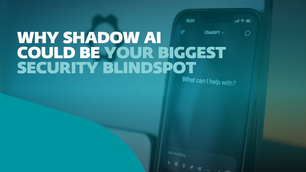 Shadow AI is fast becoming one of the biggest blind spots in cybersecurity.

From chatbots to browser plugins, unsanctioned AI tools are integrating into daily workflows without IT oversight. Learn more: welivesecurity.com/en/business-se…