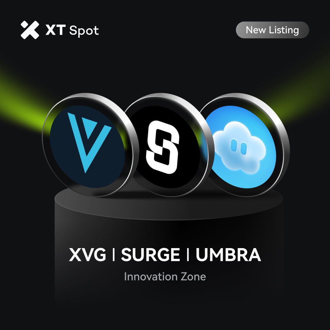 🚀 New Listing: $XVG (Verge), $SURGE (Surge) &amp; $UMBRA (Umbra) <a href="/vergecurrency/">VergeCurrency $XVG</a> <a href="/Surgexyz_/">Surge</a> <a href="/UmbraPrivacy/">Umbra</a>

Trade NOW ⤵️
xtsupport.zendesk.com/hc/en-us/artic…

#XT #XTListing