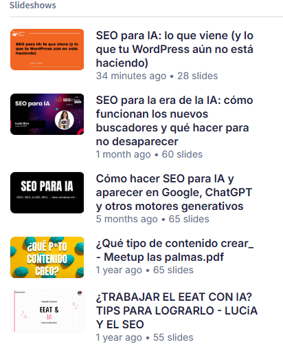 hace un año dí mi primera charla con temas de IA. Hace dos días di, la que hasta el momento, es la última

La dí en la <a href="/WCValencia/">WordCamp Valencia - WordPress</a> y tienes el link de la presentación en comentarios
