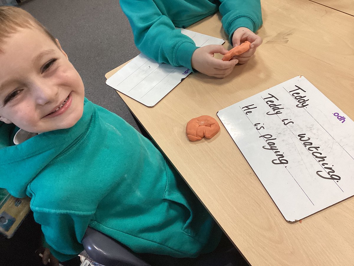 In English we have been creating our own characters linked to the story ‘dogger’