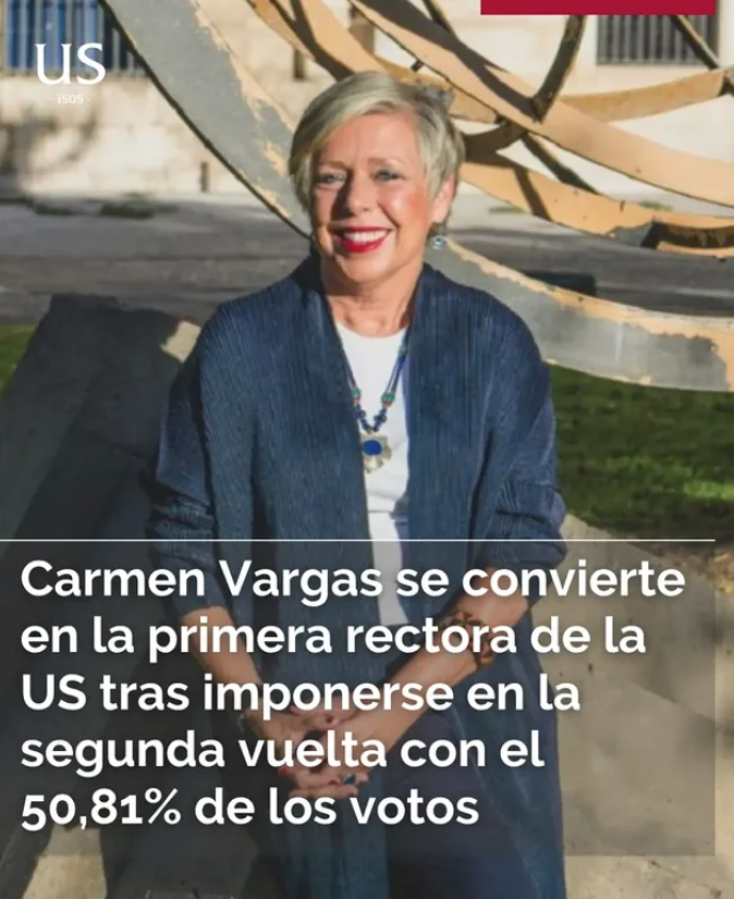 🎙️ Felicitamos a Doña. Carmen Vargas por ganar las elecciones en la <a href="/unisevilla/">Universidad de Sevilla</a> y convertirse en la primera mujer rectora en sus 520 años de historia.

🏛️ Desde el <a href="/PuertoDeSevilla/">Puerto de Sevilla</a> mantenemos una relación estrecha con la US, impulsando proyectos como la cátedra <a href="/USPuertoSevilla/">Cátedra Puerto de Sevilla</a>.