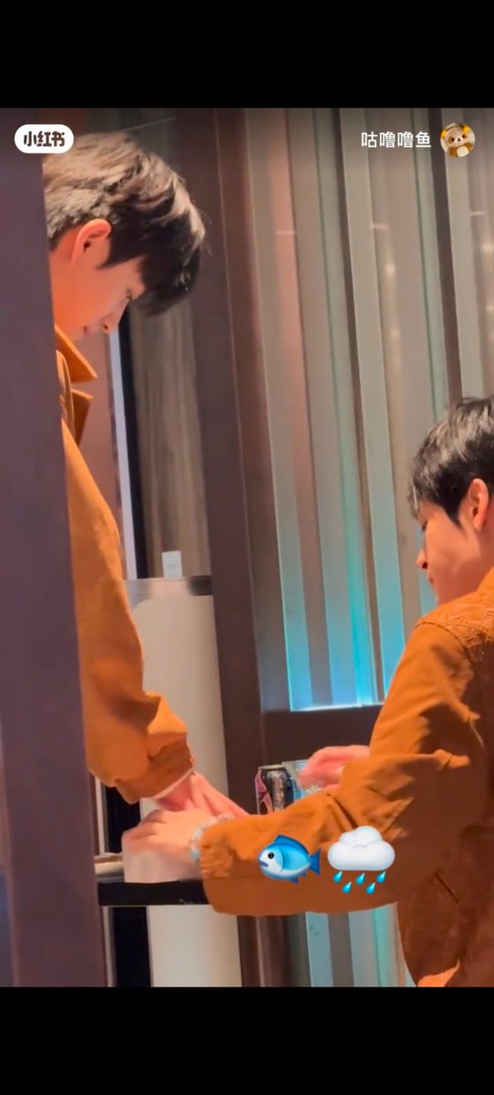 HELLO?? #XuJin out here looking soft and domestic over lunch 😭🫠 they’re glowing pls never separate them again I’m begging 😩💞

Couple jackets - couple bracelet - #Mijin wearing earring given by #Zhexu leave me tf alone pls 😩😭