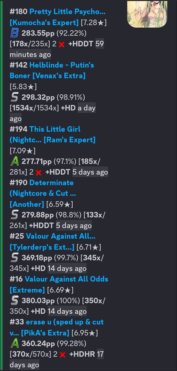 Save me from this streak of shit osu sessions 🫩