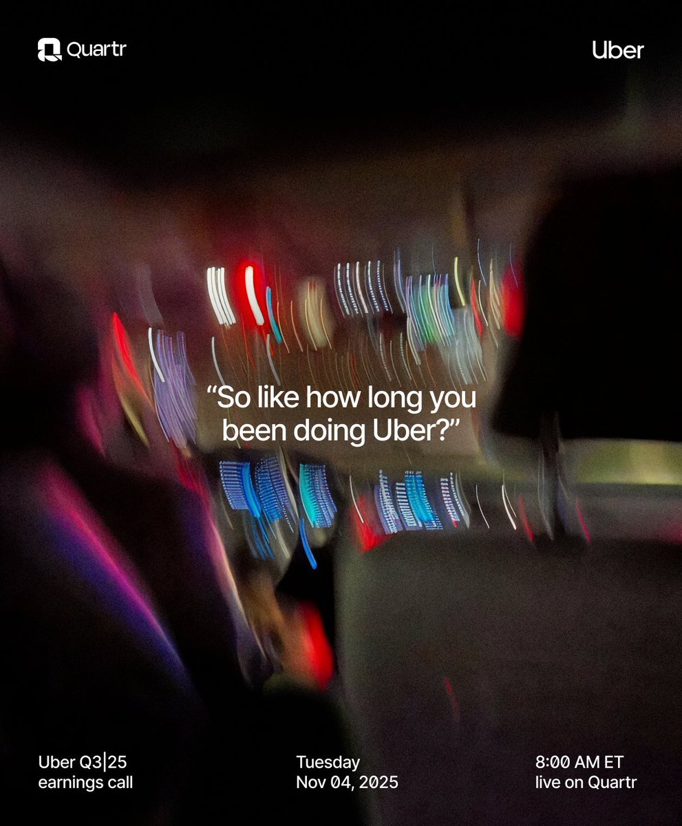 Quartr earnings call posters going viral, and for good reason. Simple, scalable concept, executed brilliantly.