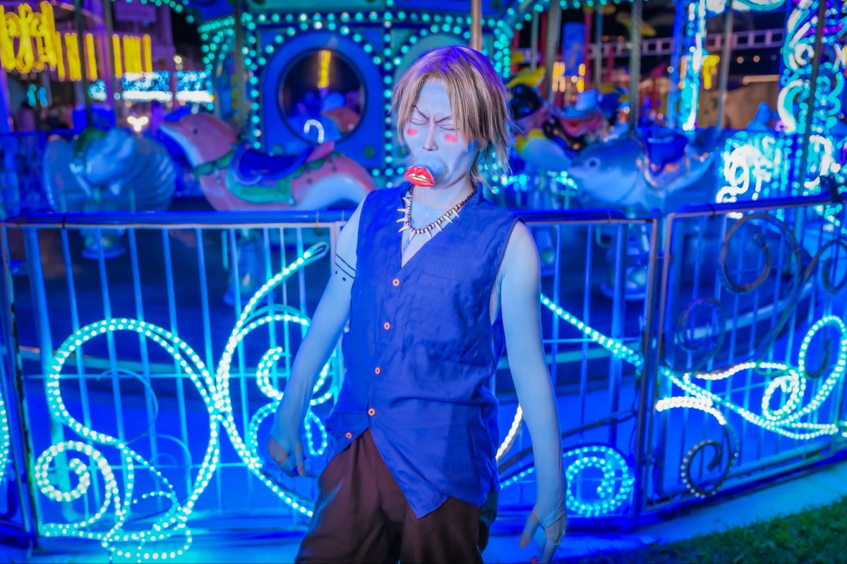 【cosplay】
ONE PIECE🏴‍☠️
アーロン一味
チュウと遊園地🎡

💗チュウする
♻️ウソップ輪ごーむする

📸<a href="/yanyan8242/">やんやん(yanyan)</a> 
#ラグコス #ラグコスTW 
#ラグコス2025