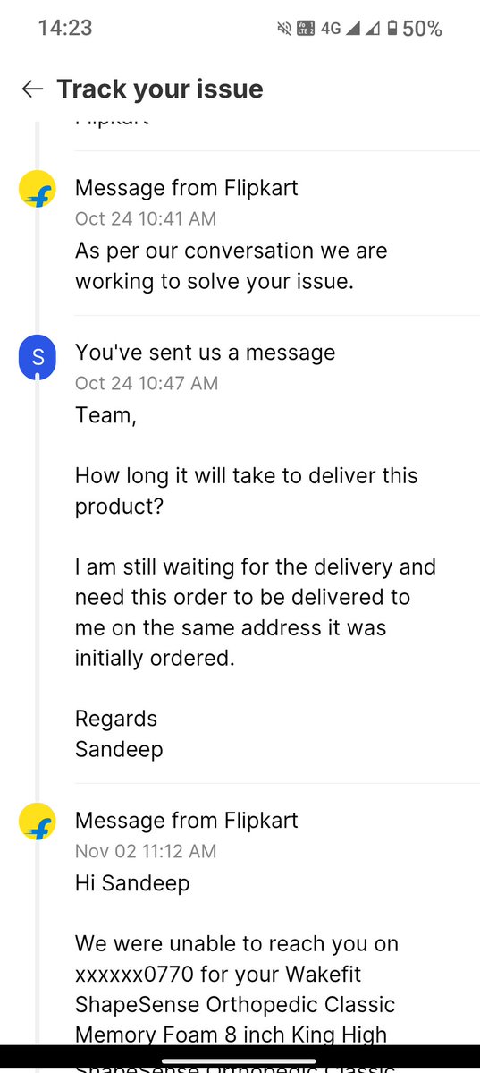 Sandeep_on_X's tweet image. Dear @Flipkart @flipkartsupport,
I’m bringing this issue to social media after exhausting all patience and internal support channels.

To all X users — I want to highlight how Flipkart and one of its sellers are mishandling customer trust and orders.

📦 Order Details:
Product:…