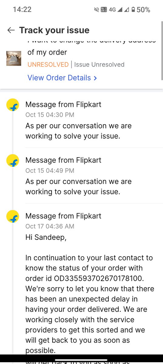 Sandeep_on_X's tweet image. Dear @Flipkart @flipkartsupport,
I’m bringing this issue to social media after exhausting all patience and internal support channels.

To all X users — I want to highlight how Flipkart and one of its sellers are mishandling customer trust and orders.

📦 Order Details:
Product:…