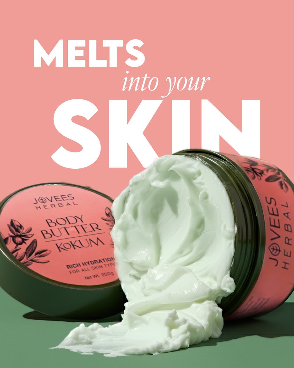 If  ‘buttery soft' was a person. seriously, the texture on our Kokum Body Butter is a whole experience. melts on contact with no greasy feeling.

CTA: Double-tap if this is your kinda vibe.

#Joveesherbal #bodybutter #Glownaturally