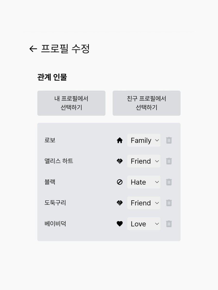 weavvin's tweet photo. 🧶 위빙 기능 더 알아보기 ::
위빙의 킥, 관계도 기능 👩‍❤️‍💋‍👨👨‍❤️‍💋‍👨👩‍❤️‍💋‍👩
나와 친구를 맺은 유저의 캐릭터도 내 캐릭터의 관계도 안에 추가 할 수 있어요.
친구와 더 재밌는 위빙을 즐겨보세요!

🔗 https://t.co/psk8t85YhS https://t.co/29agQxoxLM