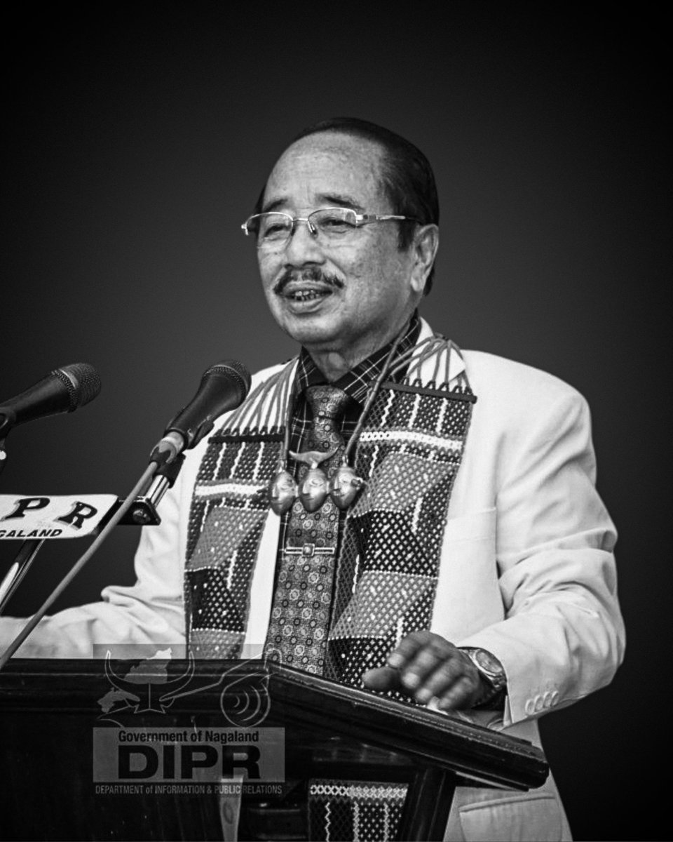 Deeply saddened to hear about the passing of Shri Imkong L. Imchen, Hon’ble Advisor for Information &amp; Public Relations, and Soil &amp; Water Conservation, Government of Nagaland.

A veteran leader and a respected statesman, Shri Imkong L. Imchen dedicated his life to the service of