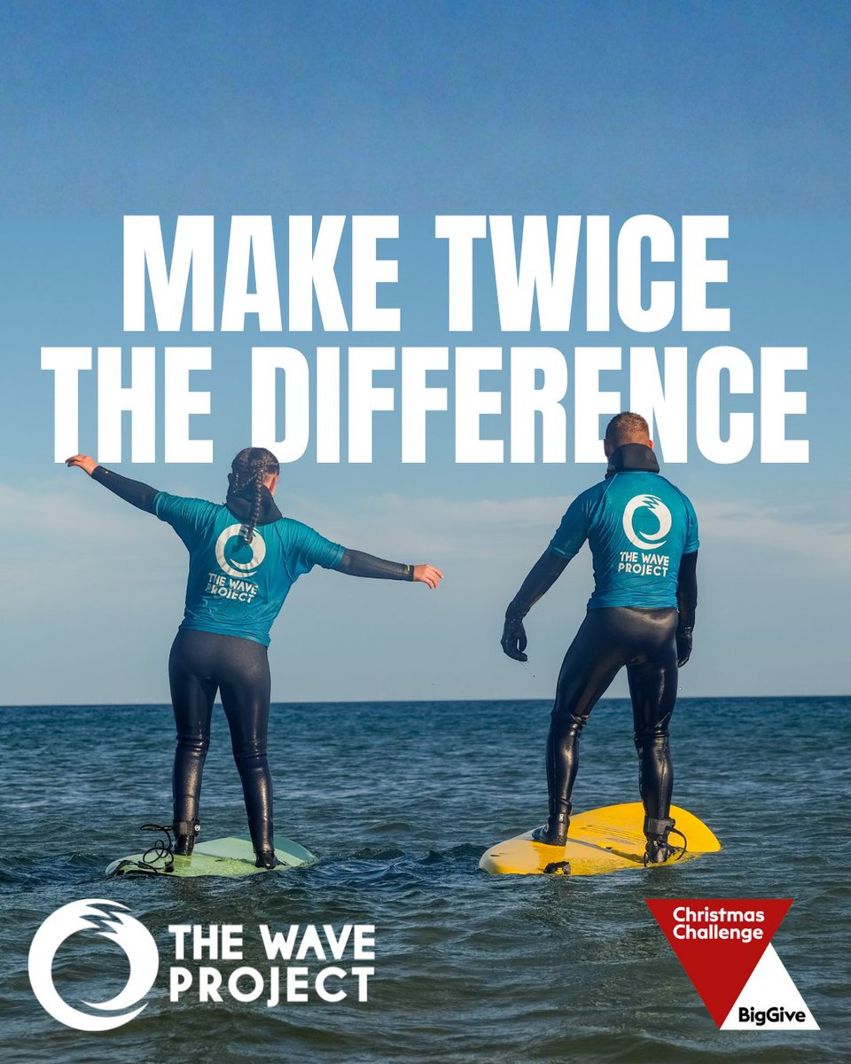 Across the UK, 1 in 5 children now has a diagnosable mental health condition. Many wait months for help. #SurfTherapy offers an alternative where young people find calm, connection &amp; hope. 

💙 Through the <a href="/BigGive/">Big Give</a> your donation will be doubled: loom.ly/GRV4RXE