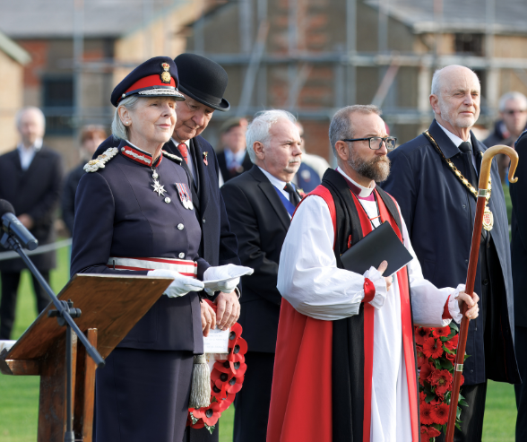 Remembrance Day Parade 2025 at Stow - part one, images with grateful thanks to Terry Stone