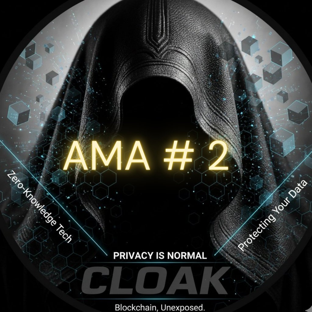 Ultra_TimesEN's tweet image. 🧵 [AMA] Missed the latest CLOAK AMA? No worries.

Here’s a clear and concise recap:
multi-chain strategy, token sale timeline, product readiness, and a strong call to the community.

The 10 key takeaways 👇