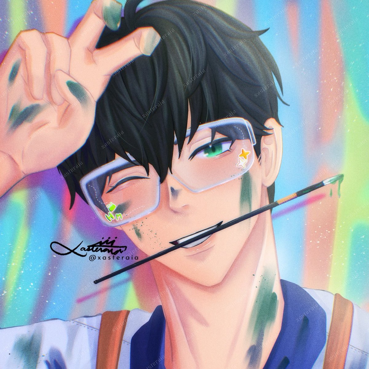 [Painter Hamin]

Thank you for inviting me!✨💚🐈‍⬛

#PLAVE #플레이브 #Hamin #하민