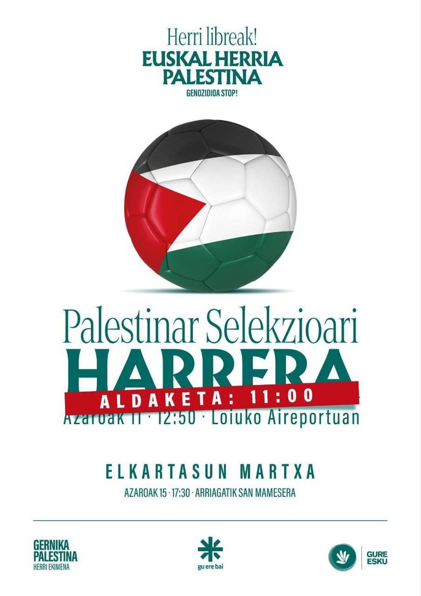 koldo_tellitu's tweet photo. Palestinako futbol selekzioa Euskal Herrira iristen den bitartean, Baskoniak Hapoel Tel Aviven aurka gaur jokatzeko prest... Euroligako klubek (Baskonia  barne) erabaki dute basakeria sionistaren alde jartzea eta ezer ez egitea.
Lotsa, lotsa, lotsa https://t.co/Bl4IiUj1iY