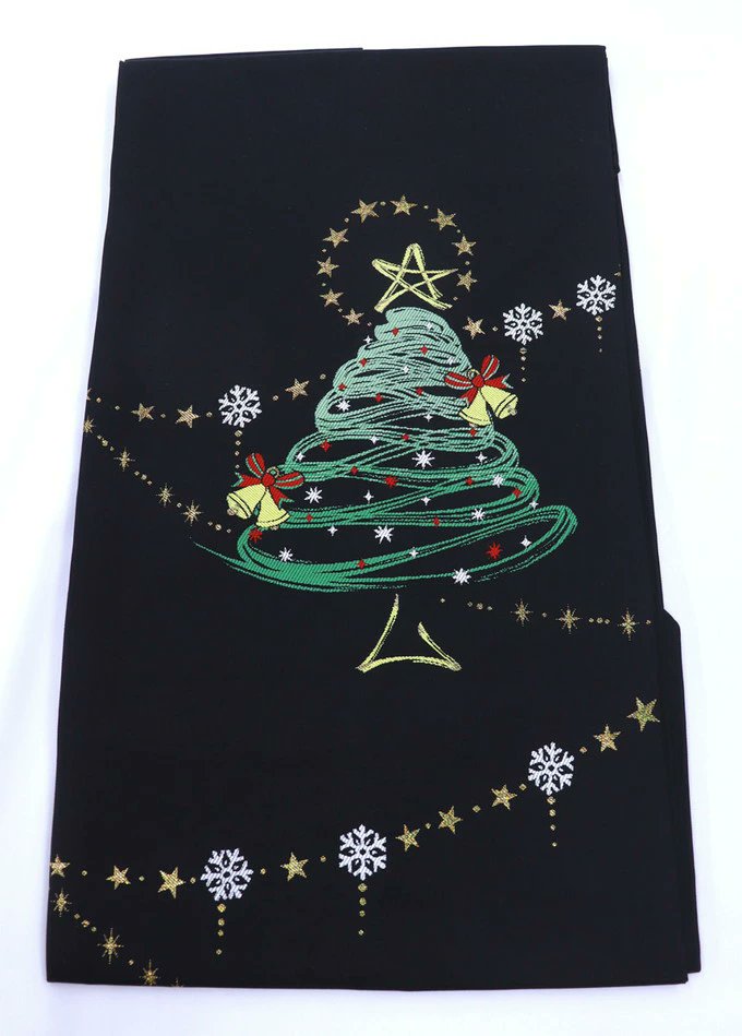 クリスマス ツリー柄の名古屋帯♪【2362大光(株)謹製】◇正絹【新品